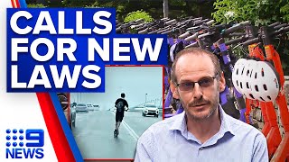 New rules under debate as e-scooter injuries rise in Queensland | 9 News Australia screenshot 4