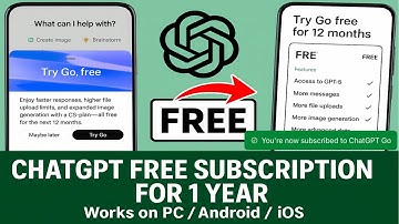 Get ChatGPT FREE for 1 Year! | ChatGPT Go Free Plan 2025 | Access GPT-5 Free on PC, Android & iOS