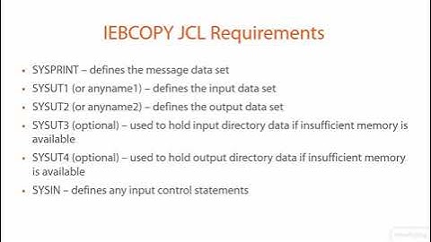 08 02 IEBCOPY Function