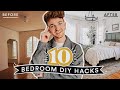 10 DIY BEDROOM HACKS + Updates to TRANSFORM Your Space!