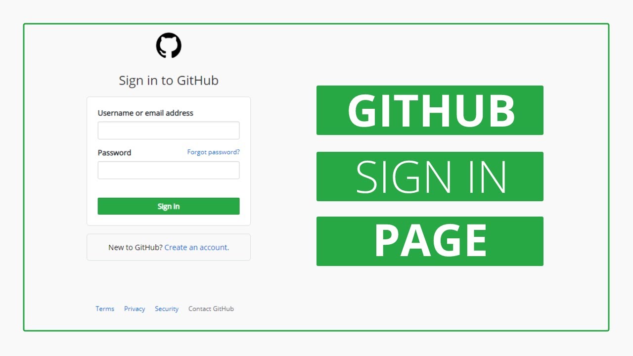 Create A GitHub Login Page with HTML and CSS