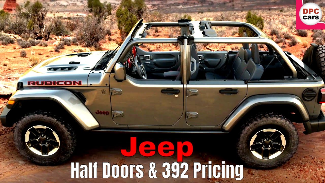 Jeep new Half Doors & Pricing of the 2021 Jeep Wrangler Rubicon 392 -  YouTube
