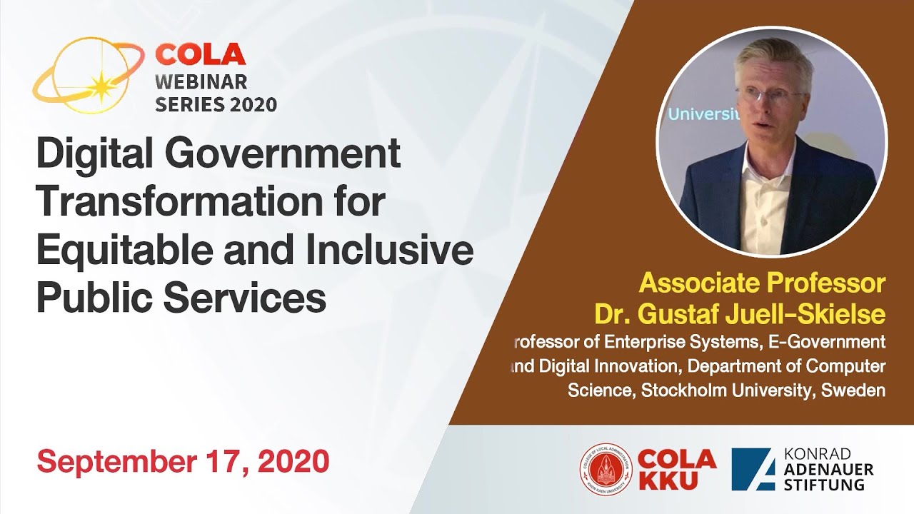 Digital Government Transformation for Equitable and Inclusive Public Services | COLA Webinar Series