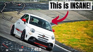 Nurburgring Nordschleife in an ABARTH 595 as a BEGINNER