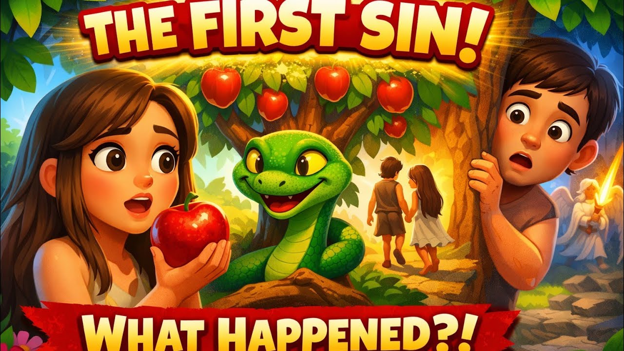 Adam and Eve Bible Story for Kids | The Story of the First Sin and God ...