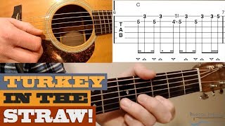 “Turkey in the Straw” | Traditional – Beginner/Intermediate Guitar Lesson with TAB “Turkey in the Straw” | Traditional – Beginner/Intermediate Guitar Lesson with TAB