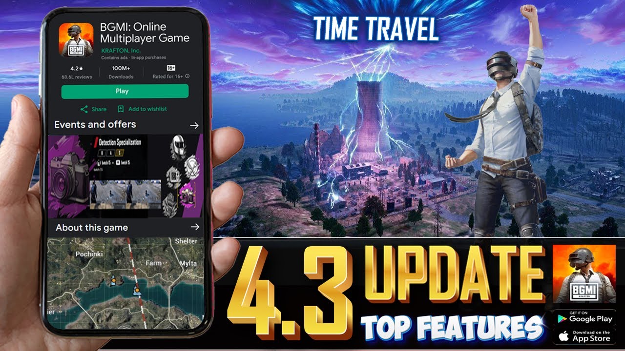BGMI NEW UPDATE 4.3: TOP FEATURES, NEW UI, TIME RIFT & MORE