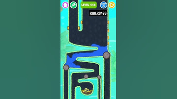 SAVE THE FISH🦈 | level 446 #shorts #mobilegames All Levels Gameplay (iOS & Android) | RIDER0496