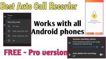 Best Call Recorder without announcement | FREE Pro version | Works with all phones | detailed review
