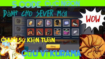 Huyền thoại nhẫn giả-5 code game cực ngon cho nông dân và chuỗi sự kiện Kurama- TuangameTV