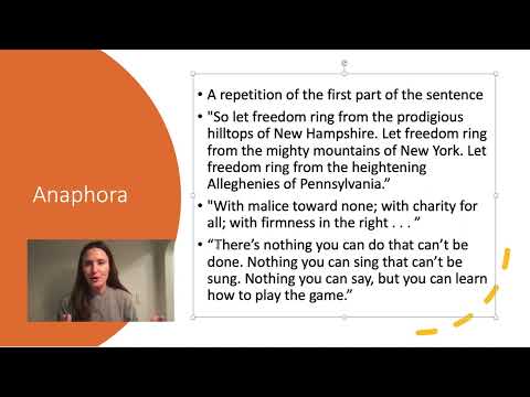 Anaphora, Antithesis, Parallel