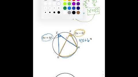 Inscribed Angles with Algebra
