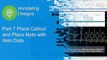 Part 7 Place Callout and Place Note with Item Data