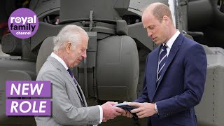 King Charles Hands Over ColonelinChief of the Army Air Corps Role to Prince William