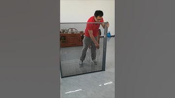 Low-rail flexible folding screen window, ultra-low track, flexible material + non-detachable