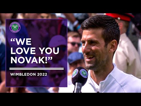 Fan Declares Love for Novak Djokovic | Wimbledon 2022