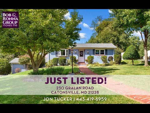230 Gralan Road, Catonsville, MD home video tour