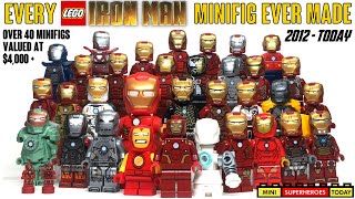EVERY LEGO Iron Man Minifig EVER MADE! (2012  Present Comparison)
