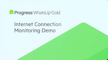 Internet Connection Monitoring Demo | WhatsUp Gold 360