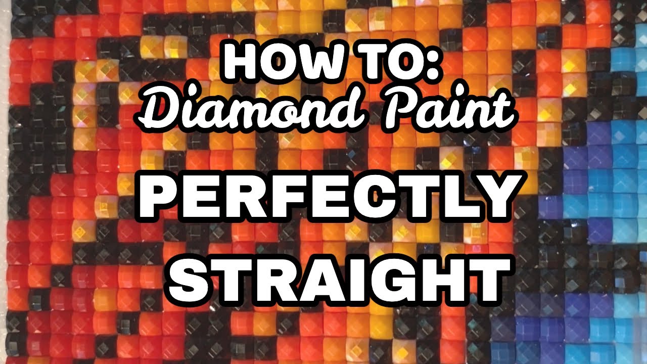 How to Get Perfectly Straight Drills when Diamond Painting - Tips for Square  Drills 