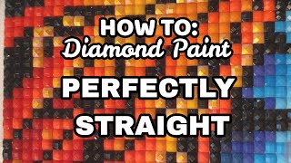 How to Get Perfectly Straight Drills when Diamond Painting  Tips for Square Drills