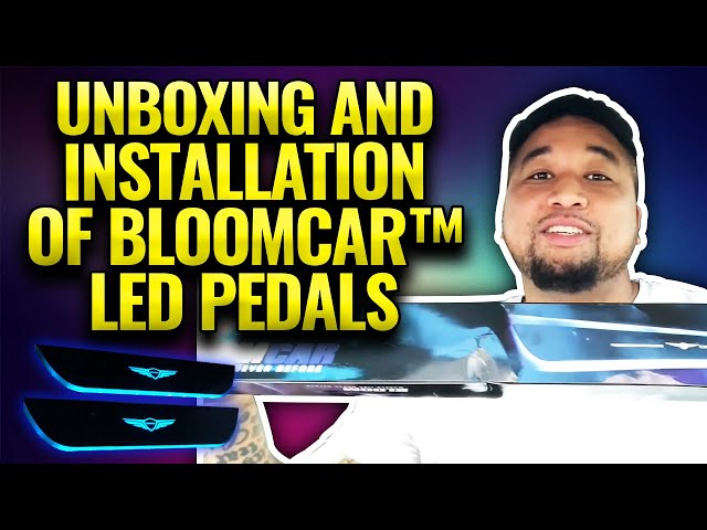 Unboxing and installation of BloomCar™ LED pedals by Tony 