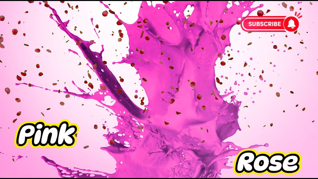 learn colors for kids in English & French | Fun animation water drop