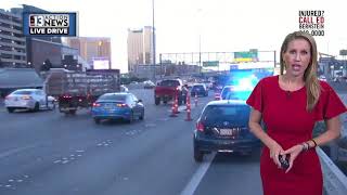 I-15 southbound at the CA/NV state line near Primm closed
