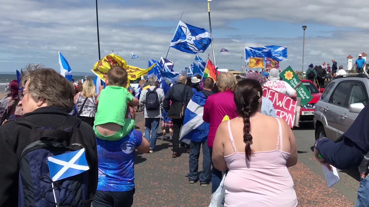 AUOB Independence march Ayr