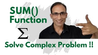 Solve complex problem using simple SUM function in Excel !!