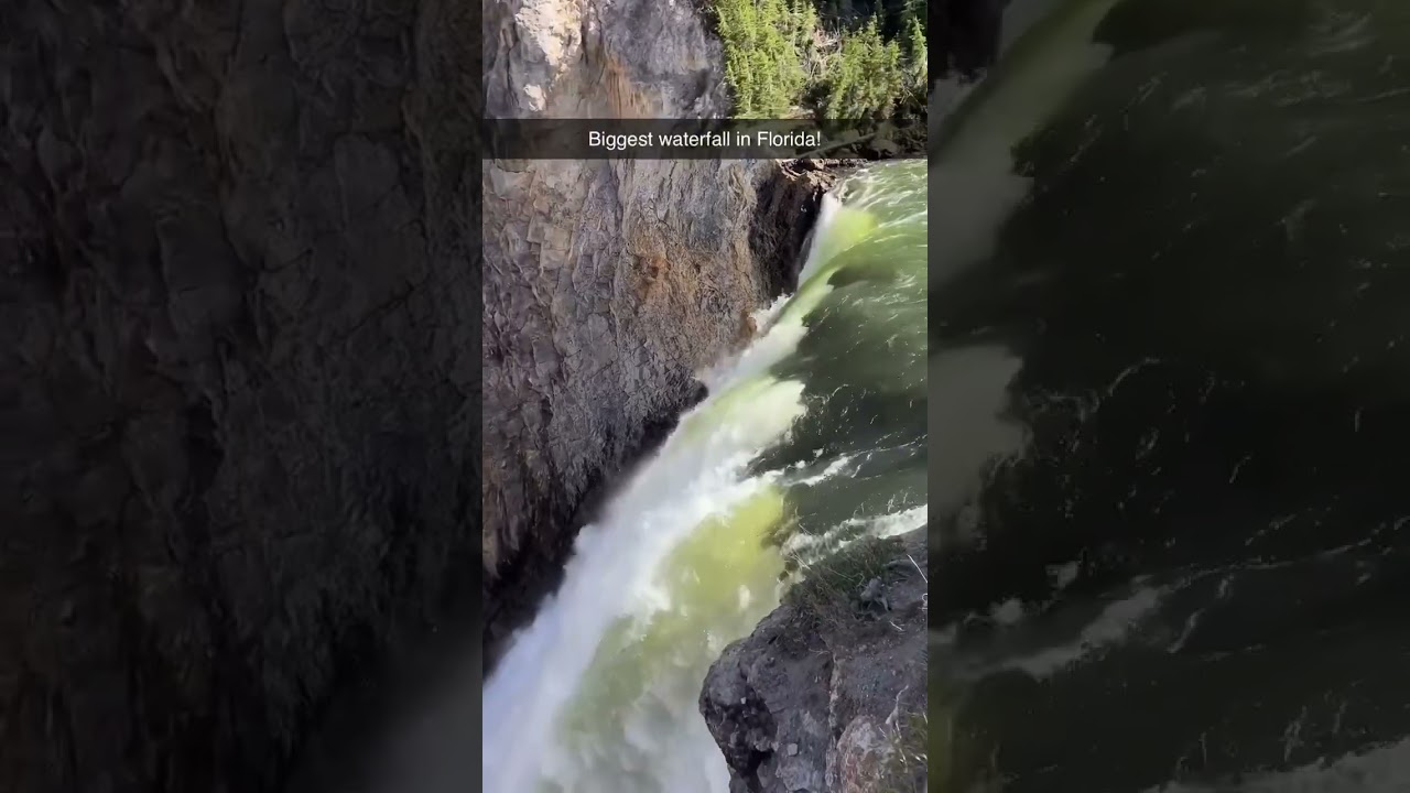 Biggest waterfall in Florida!! 😉