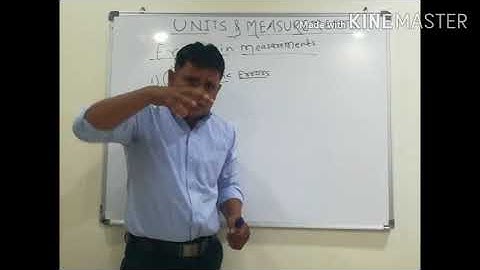 Errors in measurements