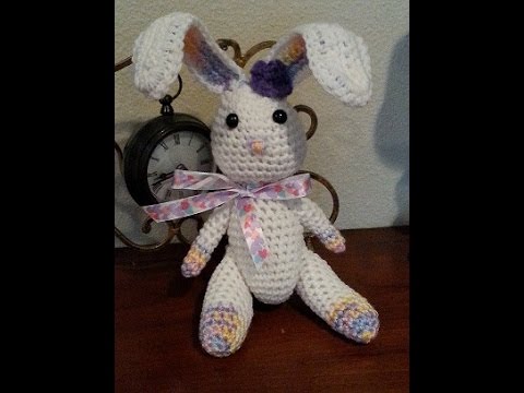 crochet quick and easy beginner amigurumi bunny rabbit DIY ...