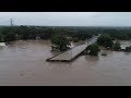From the air bridge collapse in kingsland tx after heavy rains