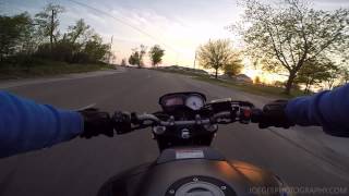 Cool Motorcycle Ride to Pere Marquette Beach 5-28-15 - Muskegon, MI