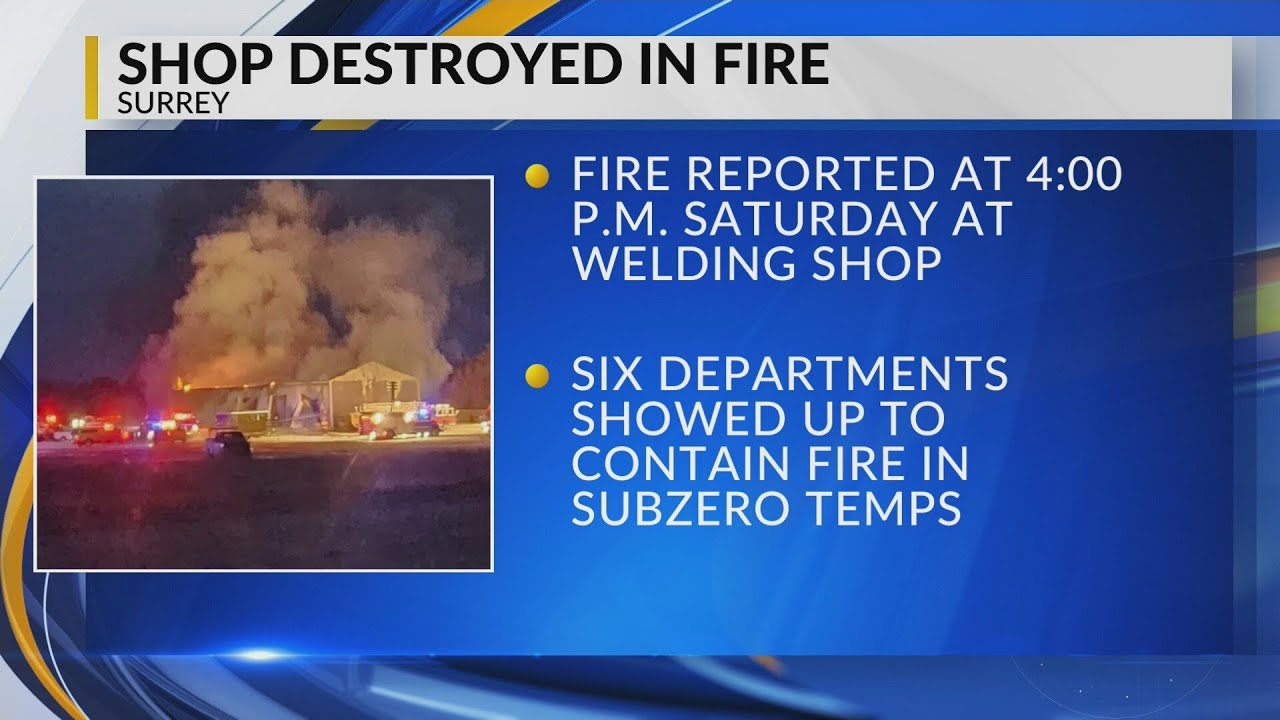 Fire in Surrey over weekend