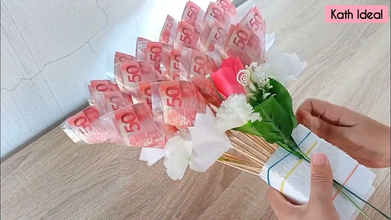 How to make 25 Bills Money Bouquet by KK House 