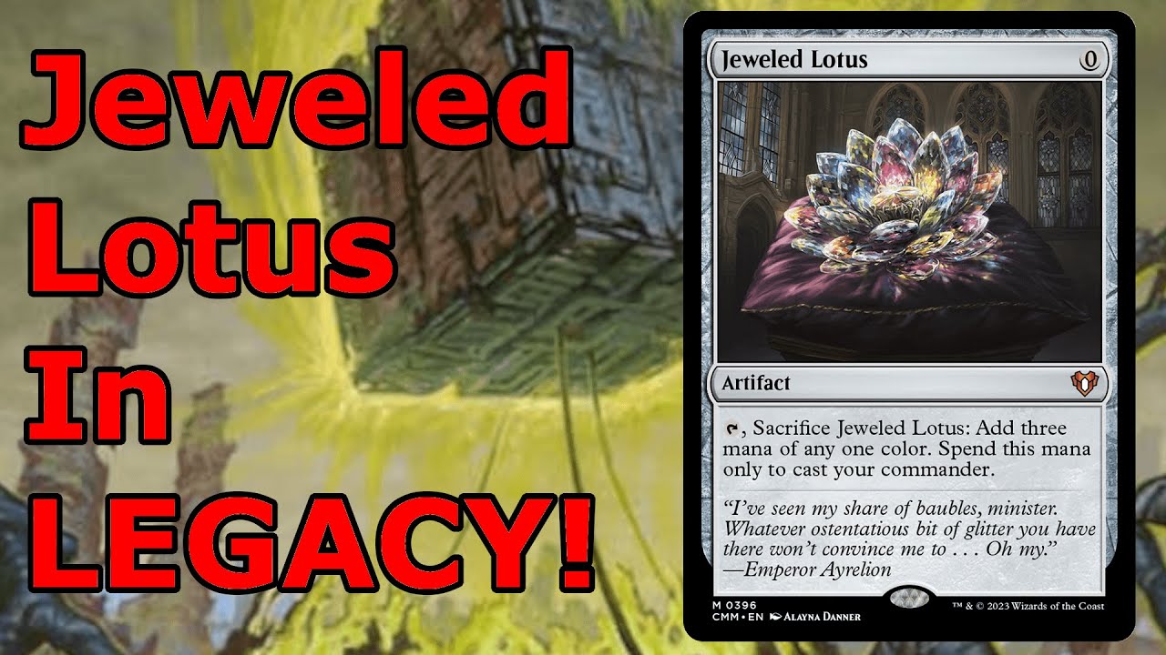 WE PLAYED JEWELED LOTUS IN LEGACY! Doubling Cube Artifact Combo (Legacy