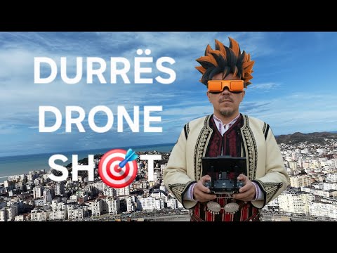 ABOVE DURRES WITH DRONE SHOT
