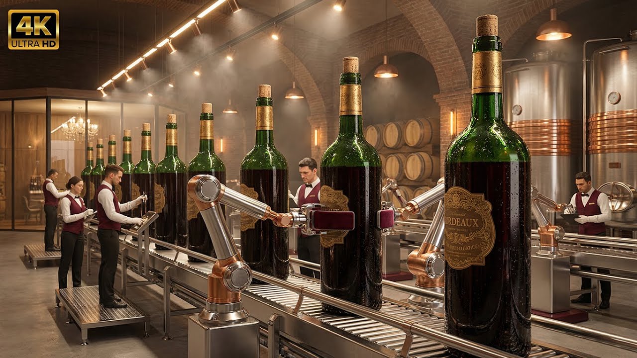 Inside the World’s Most Ultra-Modern Winery: From Exquisite Grapes to Luxury Vintage (Full Process)