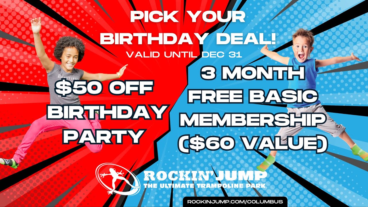 Rockin' Jump Pick Your Party Deal