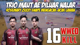 Download Lagu AE WWCD 16 KILL! TRIO ZUXXY ROSEMARY SNAPE MENGACAK-ACAK MIRAMAR MP3