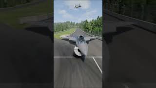 Can this steel coil Stop a Fighter Jet? #beamngdrive #crashtest #crashdrive