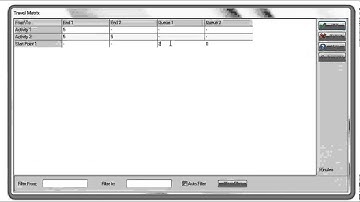 Travel Time Matrix Feature Demo in SIMUL8