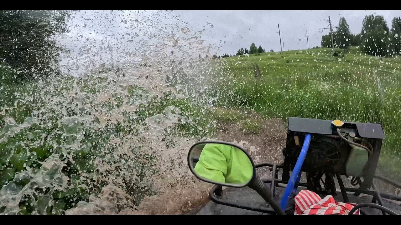 По лесным дорожкам в поисках новых мест/A psychedelic ATV trip to the banks of a forest river #34