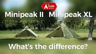 Luxe Minipeak II and Minipeak XL 