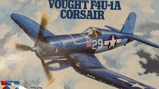 Live scale modelling; assembling a 1/72 Vought F4U-1 Corsair. Join us at the bench!