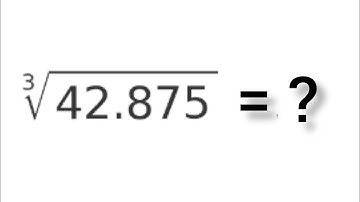 How To Find Cube Root of 42.875/42.785ka cube root kese nikale/Cube Root of Decimal Number/cube root