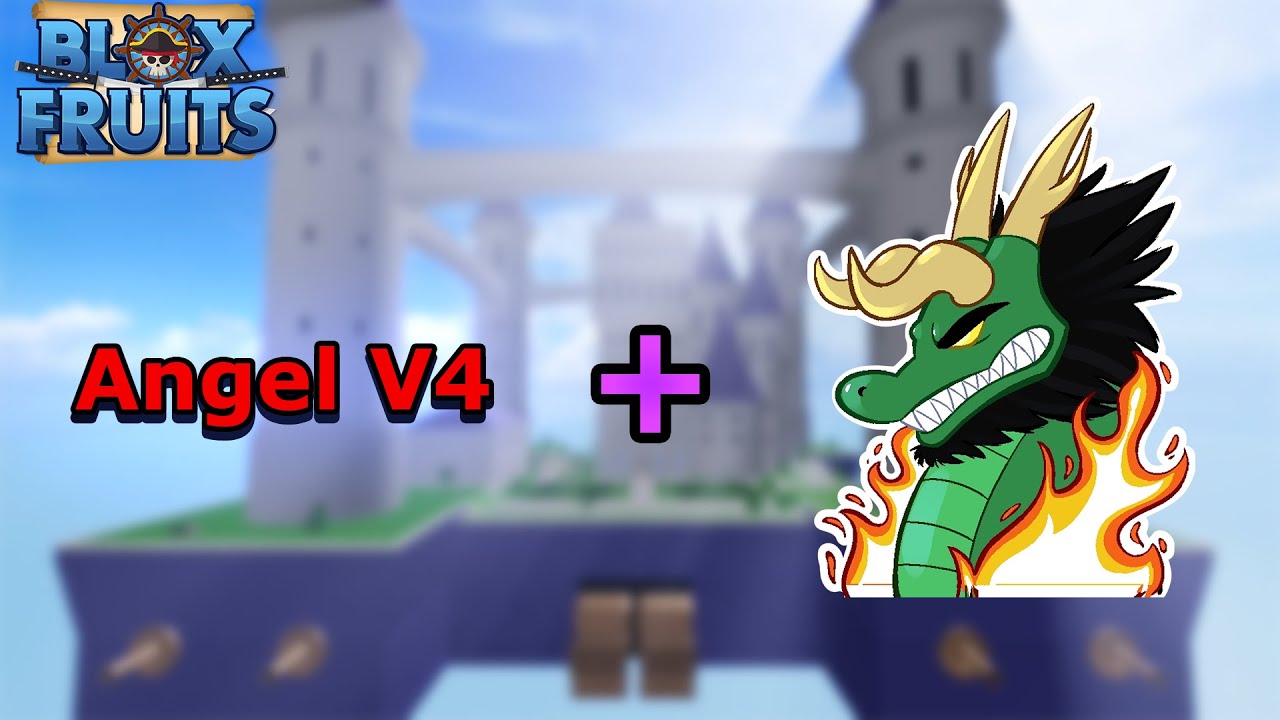 Angel V4 + Dragon is INSANE!!! [Blox Fruits] 