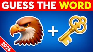 Guess the Word by Emojis 🤔💭✅ Popular Words Quiz Challenge | Quiz Dino screenshot 1